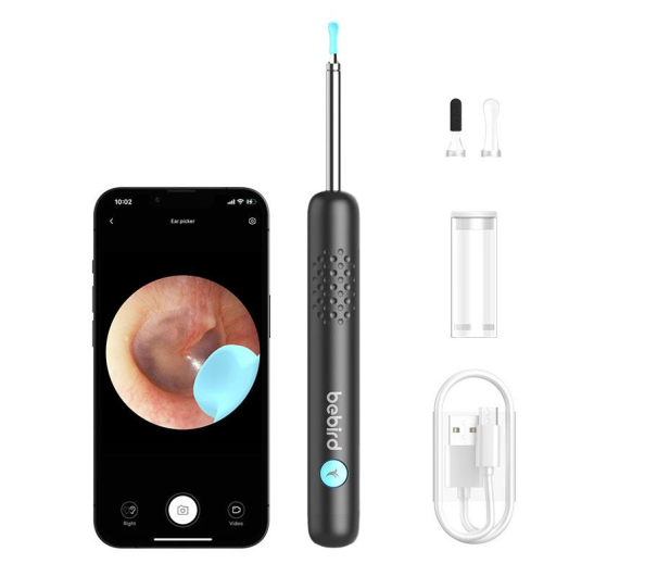 BeBird Bebird R1 Otoskop z kamerą do czyszczenia uszu, czarny - 1487265 - zdjęcie 2